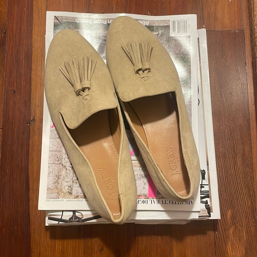 J. Crew Factory Tan Tassel Loafer - Size 8